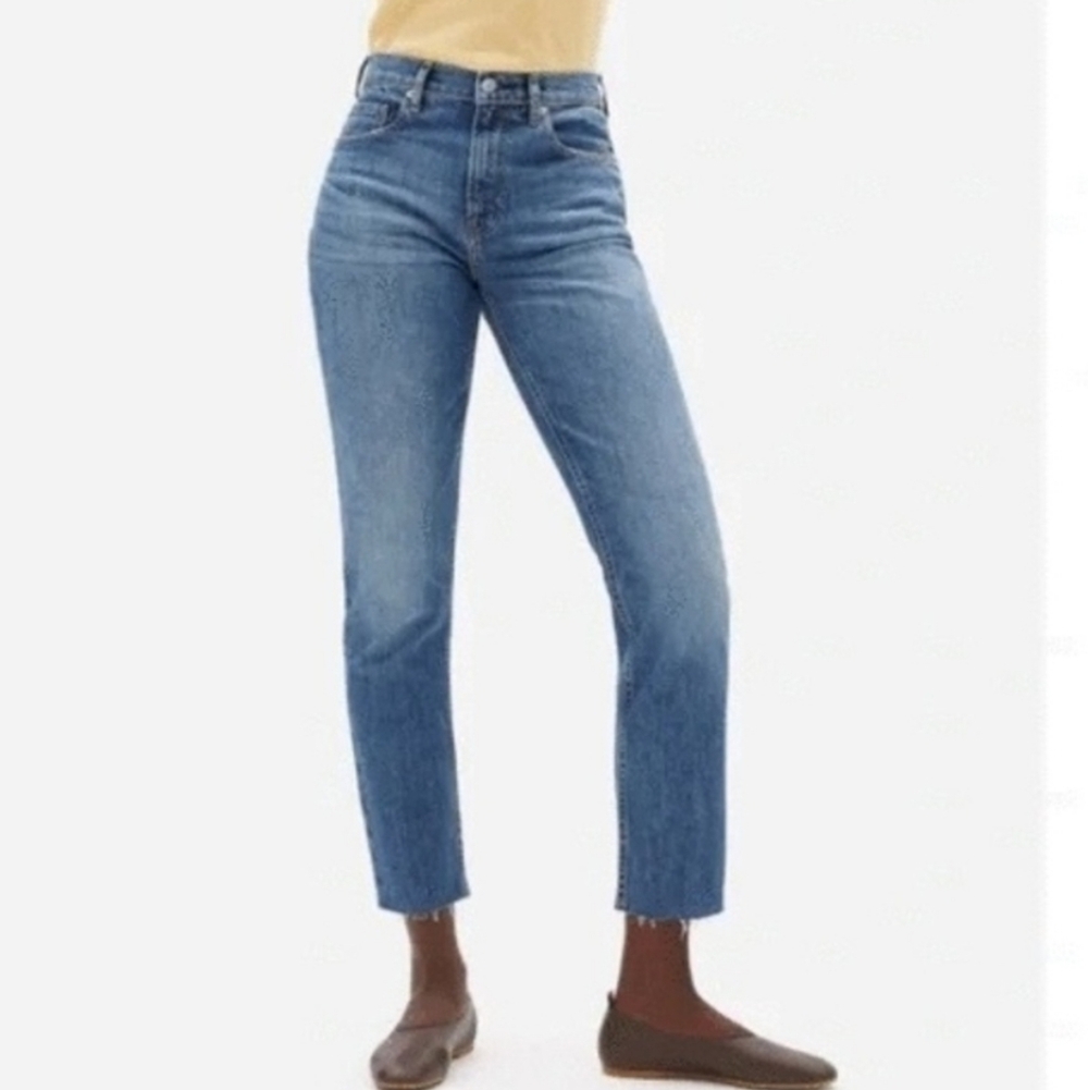 Everlane The Cheeky Jean Cropped With Raw Hem Size 28/6